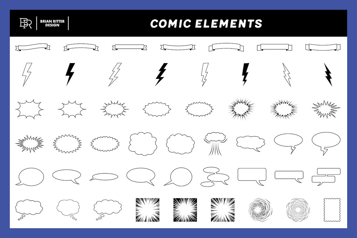 Comic Builder, a Brush Add-On by Brian Ritter Design (Photo 6 of 9)