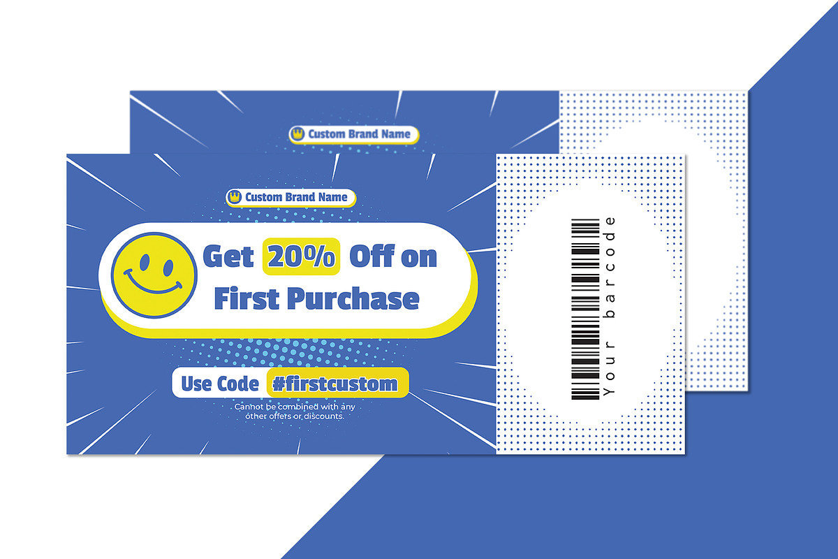 Pop Art Coupon, a Print Template by Fannan Studio (Photo 1 of 2)