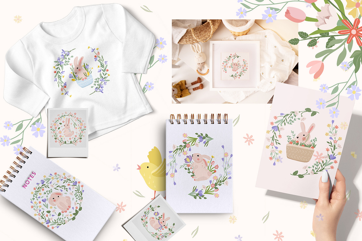 Spring Easter, Bunny collections, a Graphic by Usis (Photo 6 of 27)