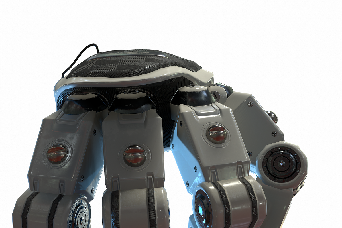 Robot Hand Low Poly PBR, an Object 3D Model by Daniel Mikulik (Photo 10 of 14)