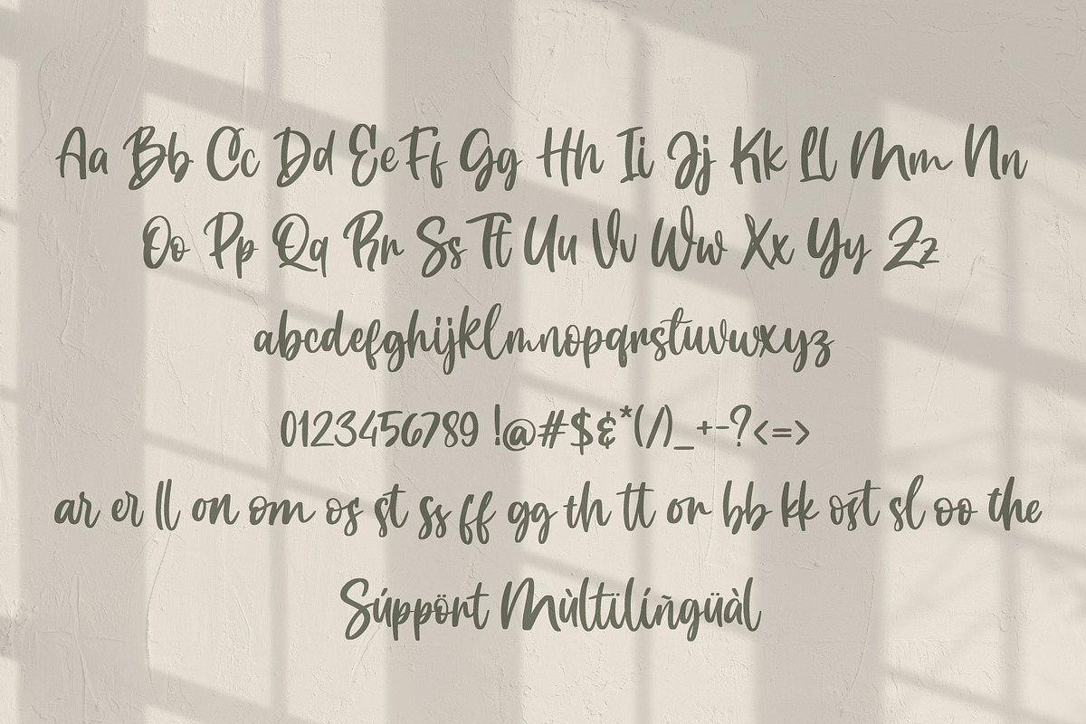 Duty Beauty, a Script Font by Rochart (Photo 4 of 8)