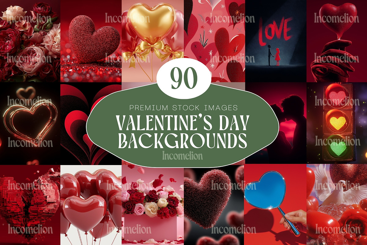 90 Valentine’s Day Backgrounds, a Background Photo by Incomelion (Photo 1 of 16)