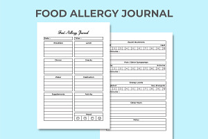 Food Allergy Log Book KDP Interior