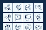 Engineering Doodle Icon Set, an Outline Icon by Vectors Market (Thumbnail 8 of 8)