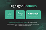 Revenue and Budget Report PowerPoint, a Presentation Template by Loin Studio (Thumbnail 2 of 4)