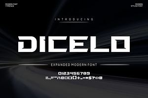Dicelo Font, a Sans Serif Font by agusariyadi