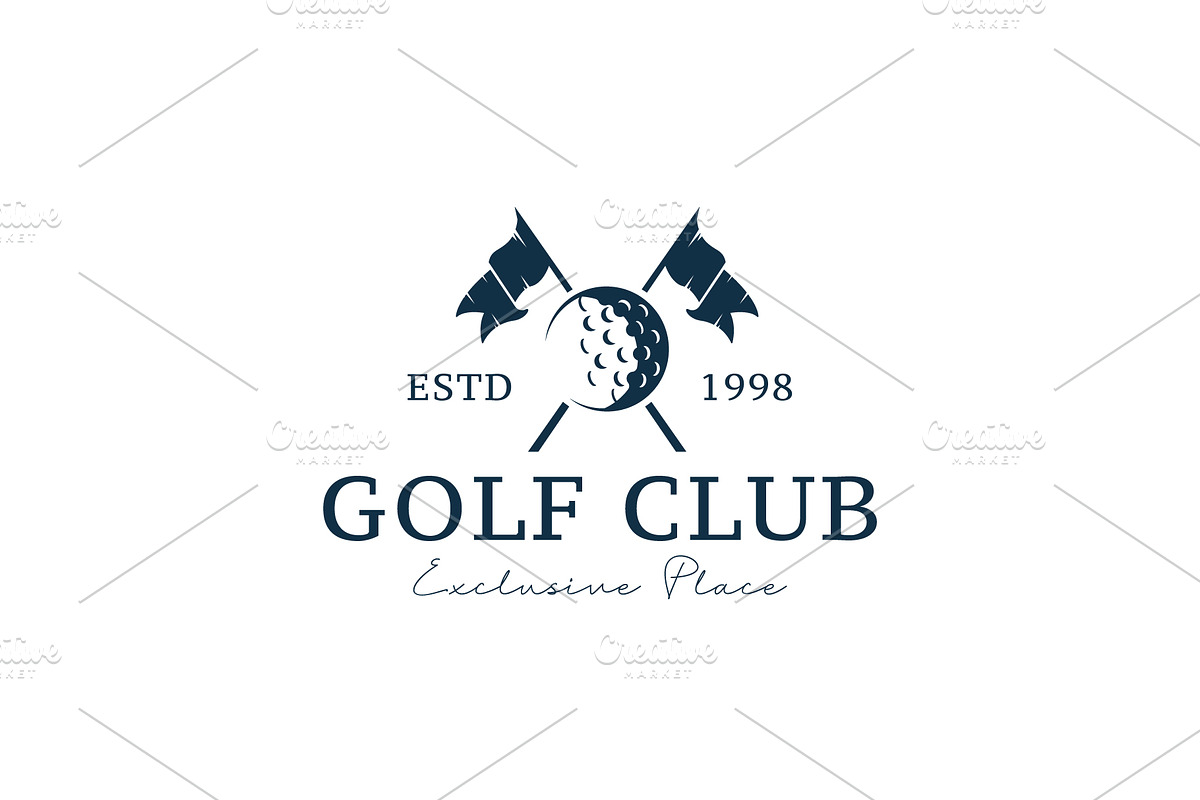 Golf logo icon illustration, a Branding & Logo Template by Dyn Studio