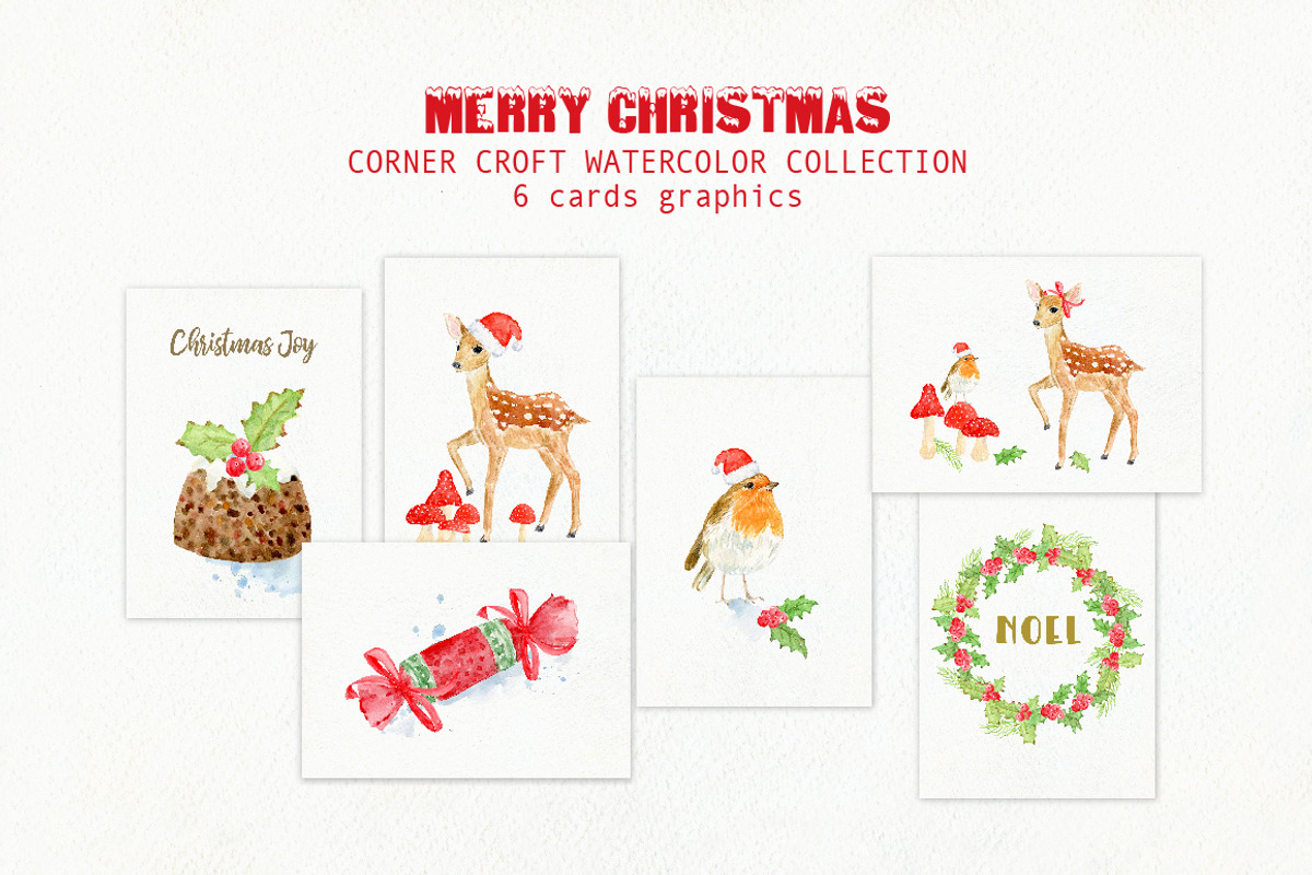 Merry Christmas Illustration, an Illustration by Corner Croft (Photo 3 of 5)