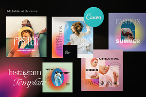 Gradienta - Canva Instagram Pack