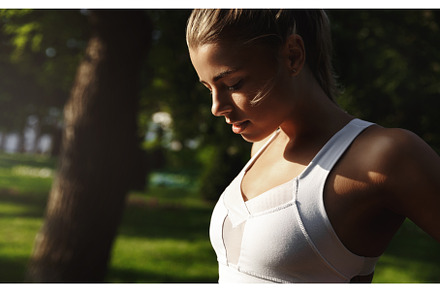 Portrait of sporty athletic woman, a Sports & Recreation Photo by ringsaroundme