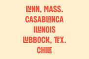 Free Lunch — Vintage lettering font, a Sans Serif Font by SimpleBits® (Thumbnail 2 of 4)