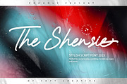 The Shensie, a Script Font by Soft Creative (Thumbnail 1 of 10)