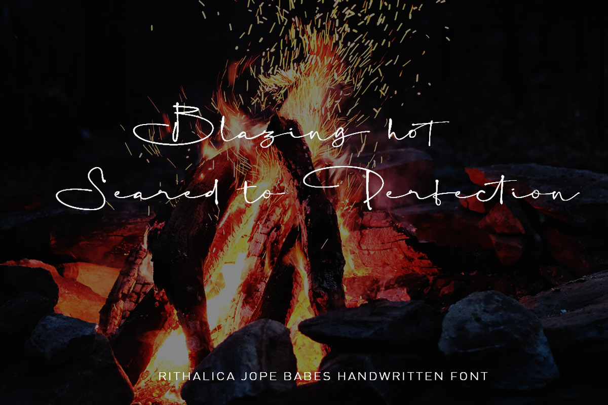Rithalica Jope Babes, a Handwritten Font by akrtype (Photo 7 of 8)