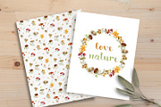 Forest watercolor designer toolkit, an Animal Illustration by Elegantia (Thumbnail 4 of 28)