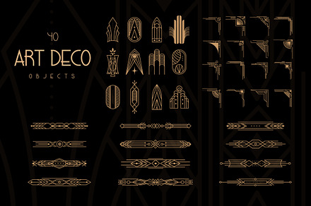 Art Deco Object, an Object Graphic by Bewalrus Studio