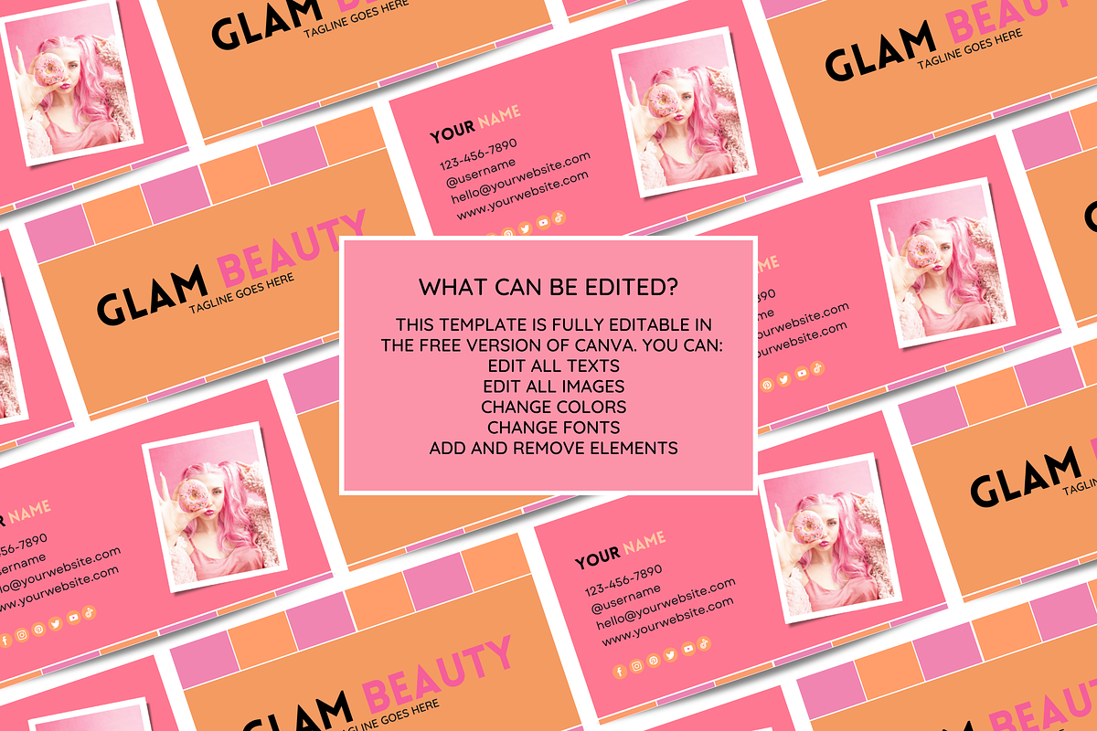 Colorful Business Card, a Business Card Template by SunshineStudioBoutique (Photo 3 of 10)
