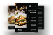 6 Restaurant Flyers, a Flyer Template by Creatricks (Thumbnail 3 of 7)