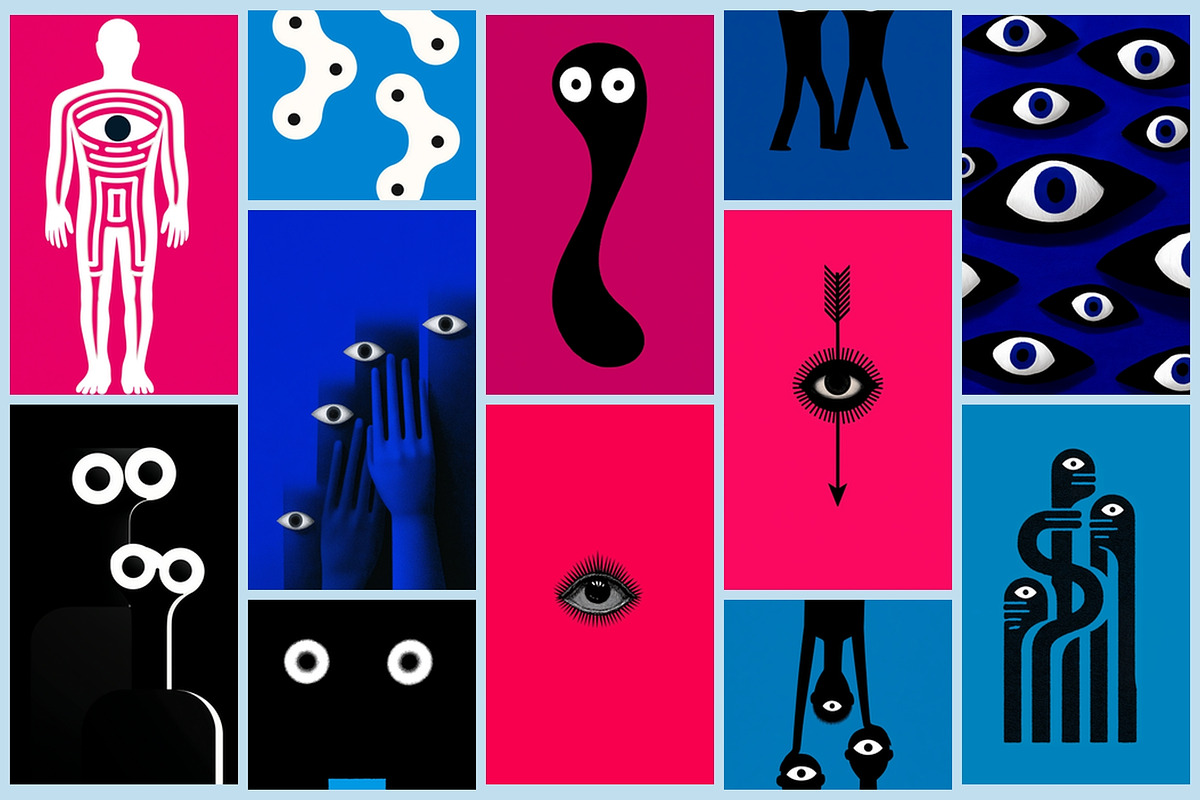 Bold Abstract Character & Pop Art, an Abstract Photo by AI Petr Creative Agency (Photo 4 of 7)