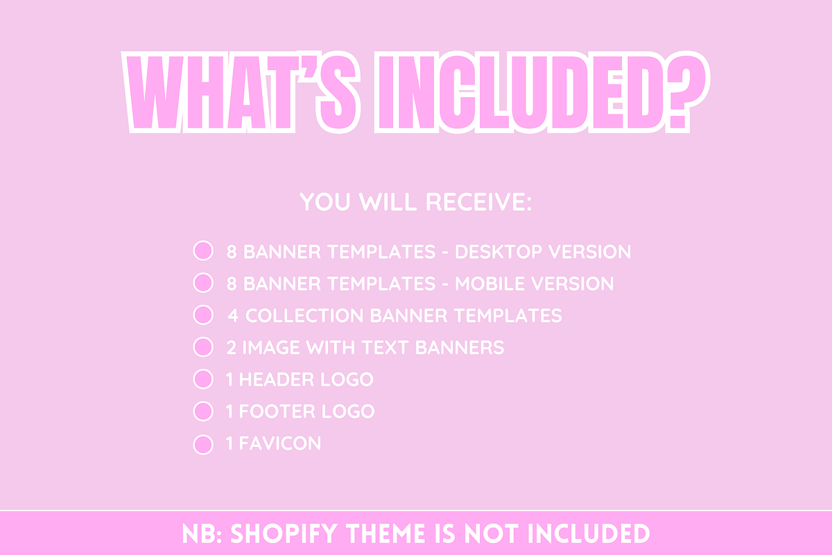Bright & Fun Shop Banner Templates, a Shopify Template by SunshineStudioBoutique (Photo 2 of 9)