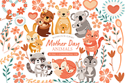 Mother's Day Forest Animals PNG Set, an Illustration by MockupWizard (Thumbnail 1 of 4)