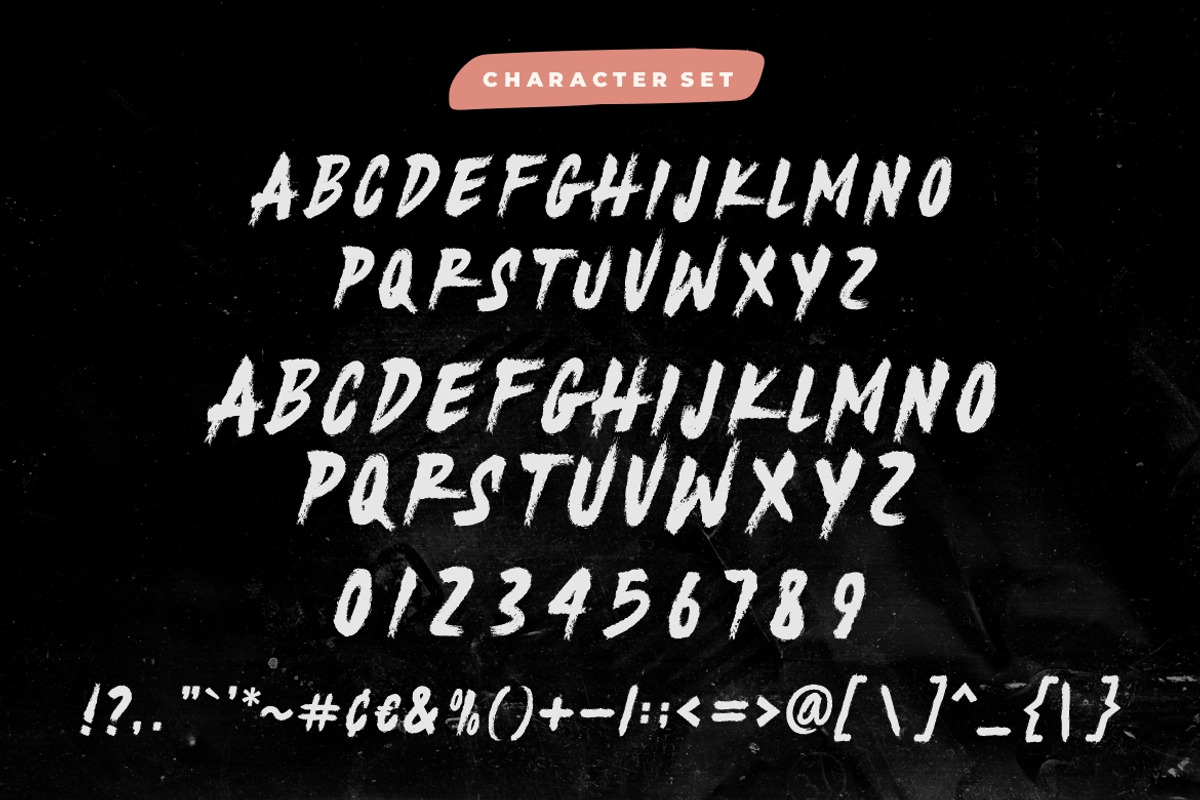 Night Driver Brush Font, a Handwritten Font by Burhan Afif (Photo 7 of 7)