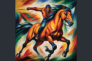 Horse Art Midjourney Prompts, a Background Graphic by Design Laz (Thumbnail 5 of 7)