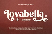 Lovabella - Retro Classy Serif Font