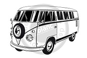 Hippie van, a Graphic by mesblanc (Thumbnail 1 of 4)