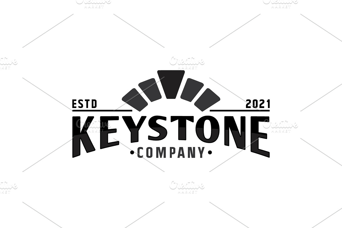 typography keystone for company logo, a Branding & Logo Template by Atlantis X Nurman Arbai (Photo 2 of 2)