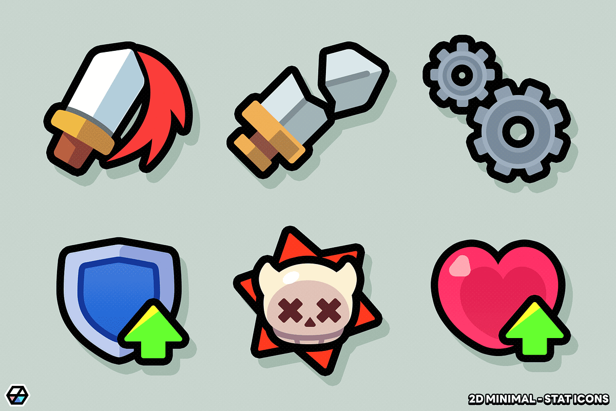 2D Minimal - Stat Icons, a Solid Icon by LAYERLAB (Photo 6 of 8)