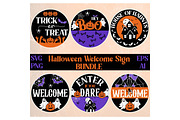Halloween Round Door Sign Svg, an Object Graphic by Digi_Design_World (Thumbnail 2 of 9)