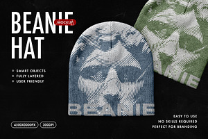 Beanie Hat Mockup, a Product Mockup by Design Squad