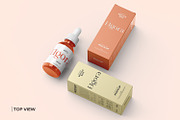 Serum Dropper Bottle with Box Mockup, a Packaging Mockup by RamStudio2 (Thumbnail 5 of 10)