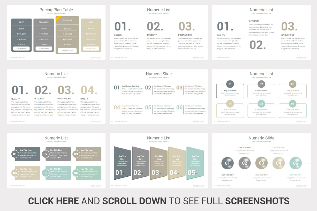 Simplicity Best PowerPoint Template, a Presentation Template by SlideSalad (Photo 15 of 39)