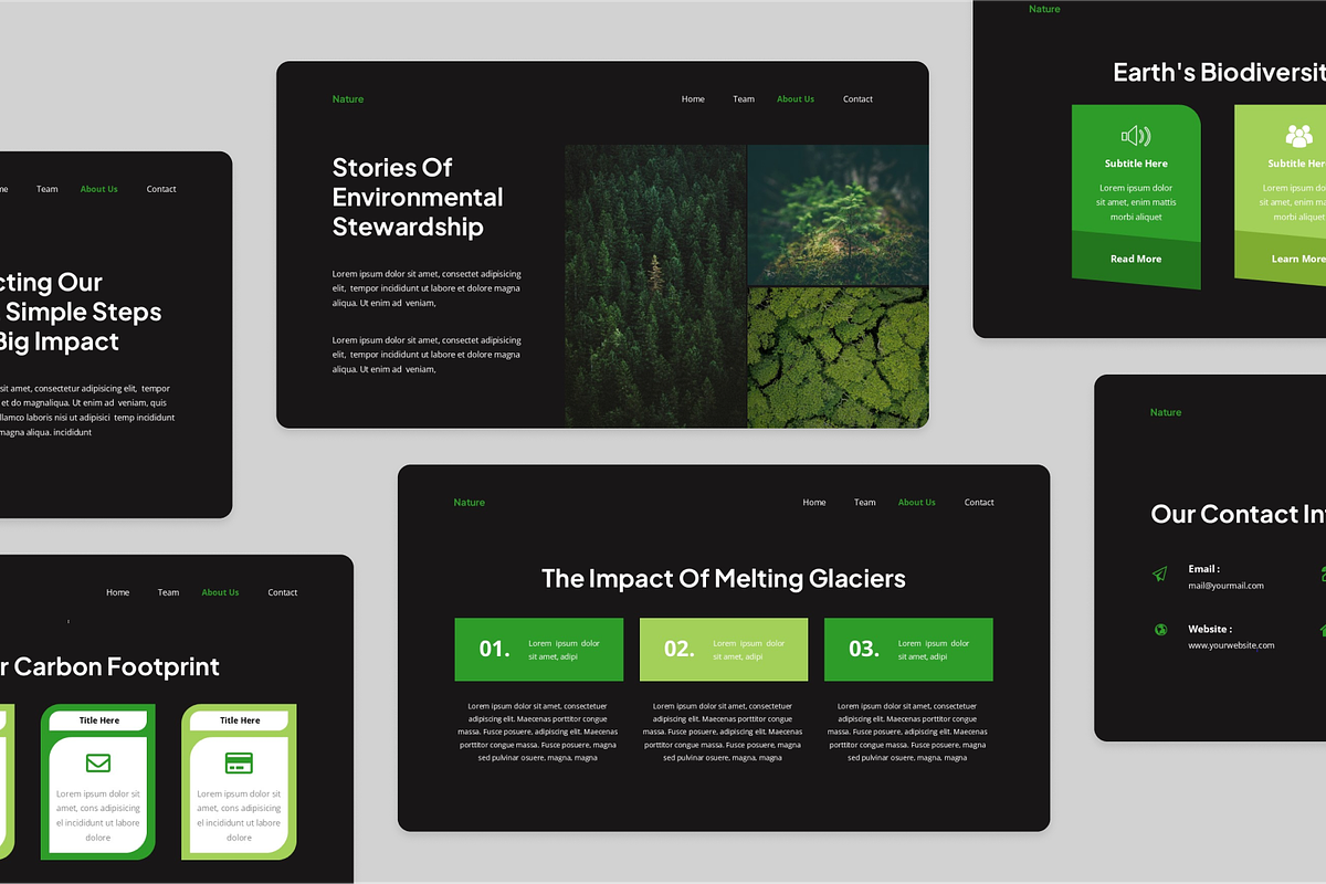Nature & Environment Google Slides, a Presentation Template by Annora Studio (Photo 4 of 5)