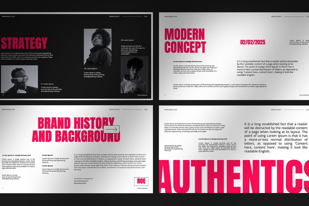 ROE Brand Identity Keynote, a Presentation Template by Spesifikstd (Photo 2 of 13)