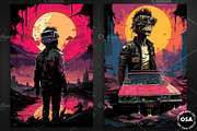 1970's Style Abstract Movie Poster, a Background Graphic by Other Side Art (Thumbnail 3 of 5)