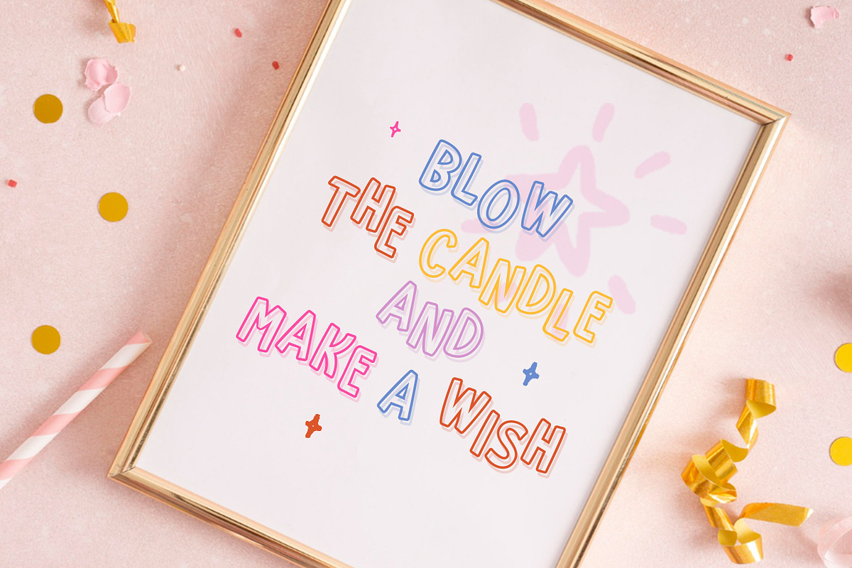 Hustled Emerald - Messy Outline Font, a Sans Serif Font by Flawless And Co (Photo 7 of 10)