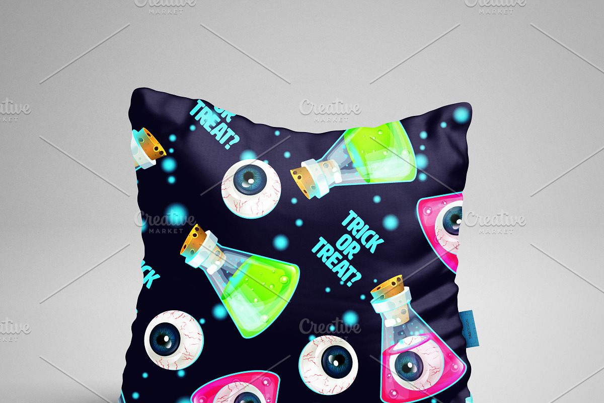 Halloween seamless patterns., a Pattern Graphic by moto_cat (Photo 2 of 2)
