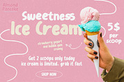 Almond Pancake - Unique Bold Display, a Font by Gassstype (Thumbnail 2 of 8)