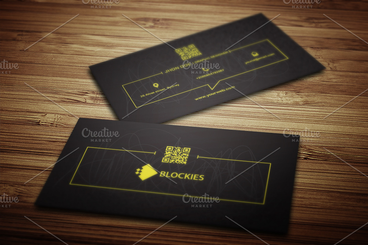 Creative Business Card Template, a Business Card Template by Pentaclay (Photo 1 of 5)