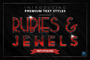 Rubies & Jewels 2 - 15 Text Styles