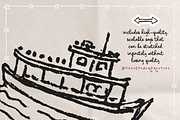 Lake Life Clipart, Summer Doodles, an Object Illustration by The October Creative (Thumbnail 4 of 7)