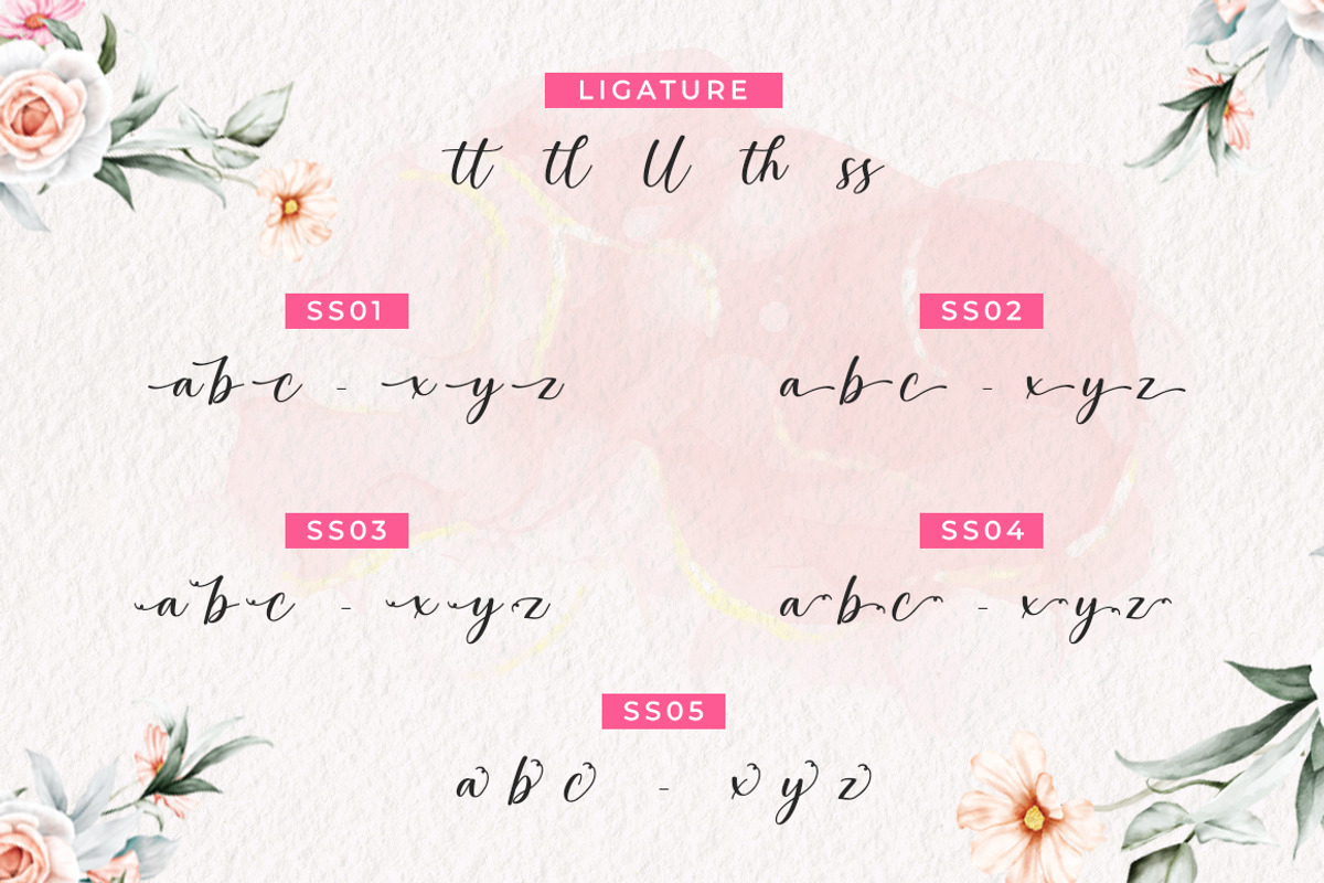 Lovely Ballikha - A Lovely Script Fo, a Script Font by ianmikraz (Photo 7 of 8)
