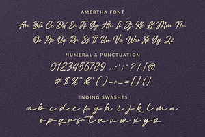 SALE! Amertha - Bold Signature Font