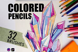 Color Pencils Procreate Brushes