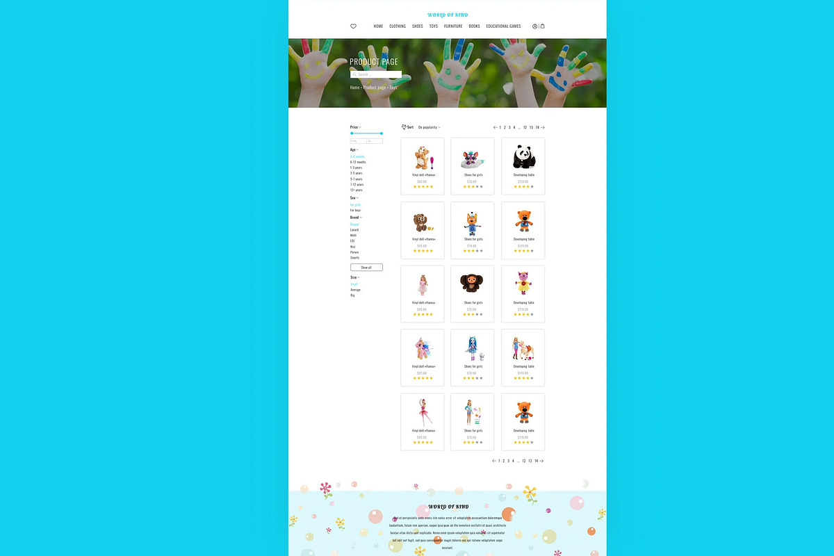 Growkdz - E-commerce PSD Template, a Landing Page Template by NetGon_Tech's Shop (Photo 2 of 6)