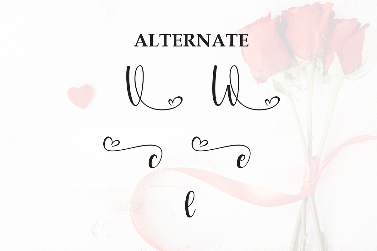 Valentine | Script Font, a Handwritten Font by Scratchones (Photo 8 of 9)