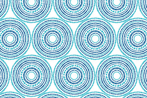 Blue Circle Pattern