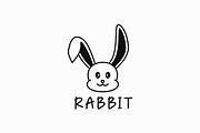 Cute Rabbit Face Logo Template, a Design Template by Signatoro (Thumbnail 2 of 2)
